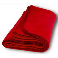 Fleece Blanket 50" X 60"- Red ****FREE RUSH****